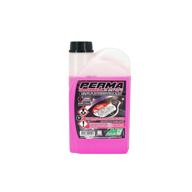 LIQUIDE DE REFROIDISSEMENT MINERVA PERMA UNIVERSAL D -37°C 1L