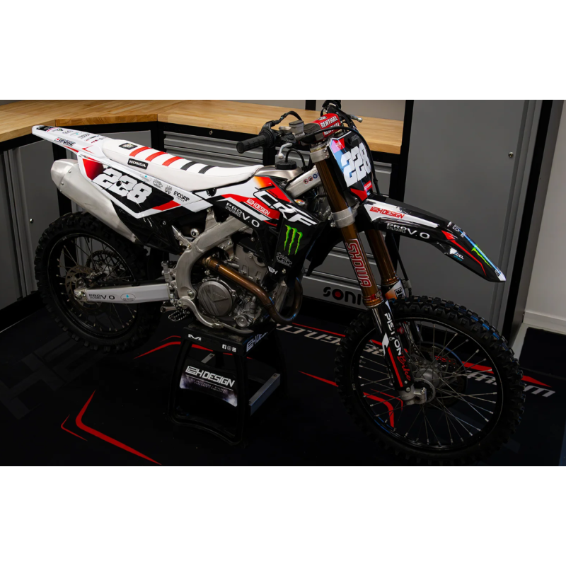 Kit déco Honda – Milor CRF 250/450 2018-2025 Kit déco Honda – Milor CRF 250/450 2018-2025