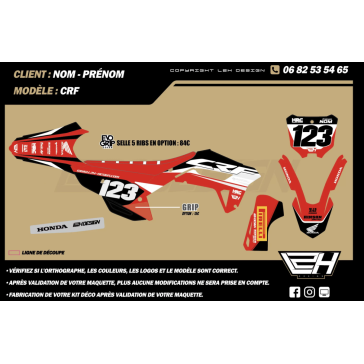 Kit déco Honda – Nuance CRF 250/450 2018-2025