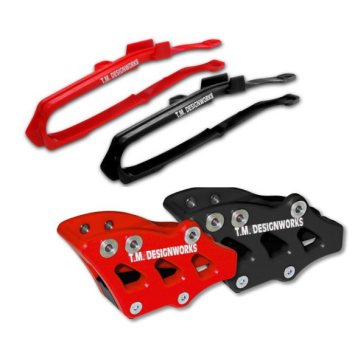 kit patin de bras oscillant + guide chaine TM Design YAMAHA 250 YZF 09-23 et 450 YZF 09-22