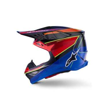 copie de Casque ALPINESTAR Supertech M10 ERA Bleu Rouge Jaune