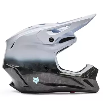 Casque FOX V3 RS GHOST Blanc Noir