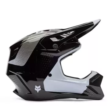 Casque FOX V3 Tine Noir Blanc