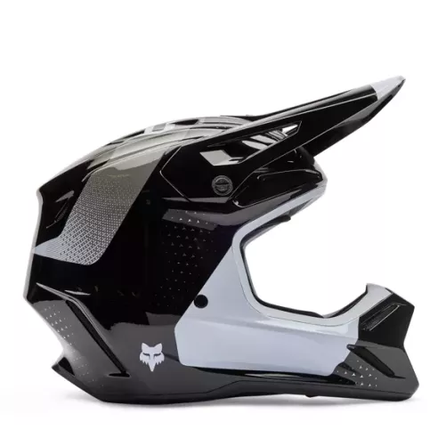 Casque FOX V3 Tine Noir Blanc