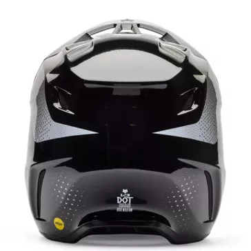 Casque FOX V3 Tine Noir Blanc
