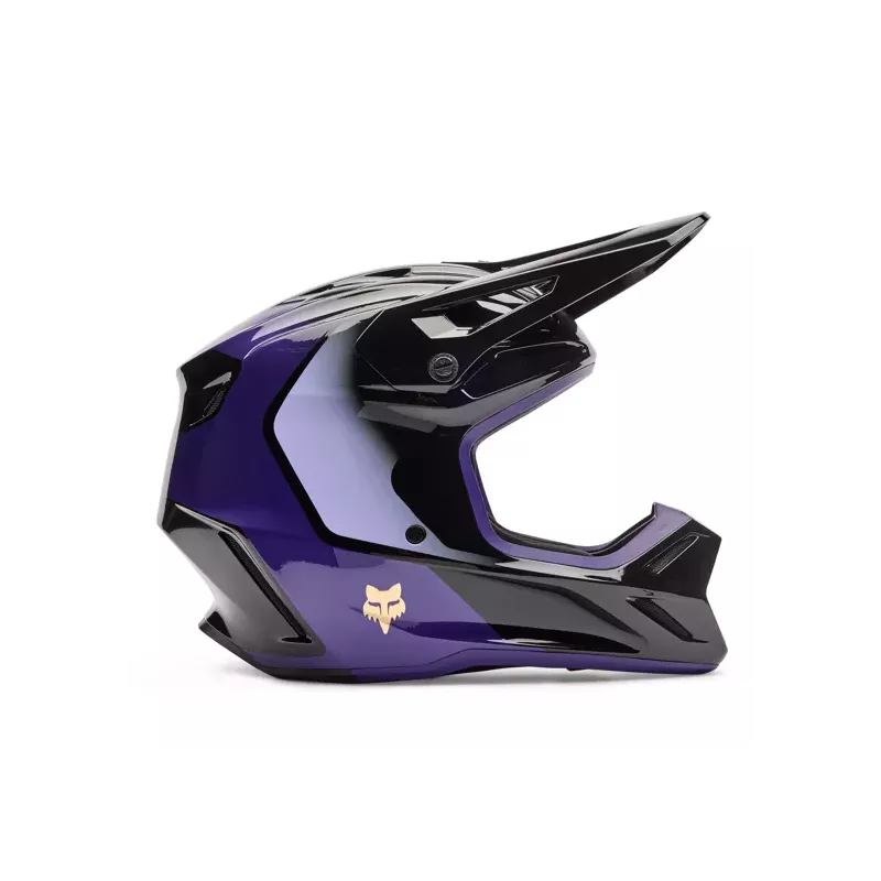 Casque FOX V3 Violet Noir