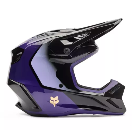 Casque FOX V3 Violet Noir