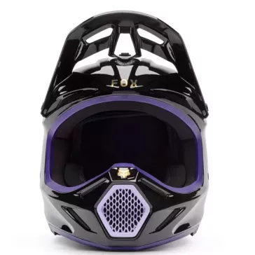 Casque FOX V3 Violet Noir