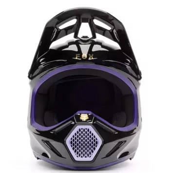 Casque FOX V3 Violet Noir
