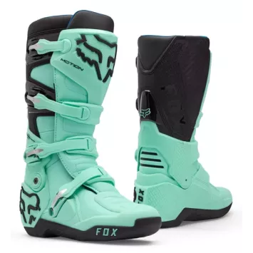 Bottes Motocross Fox Motion Cyan