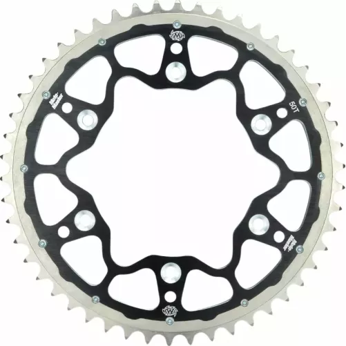 copie de Couronne double Fusion alu / acier MOTOMASTER Noir YZ/F