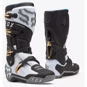 Bottes Fox INSTINCT Noir Blanc OR