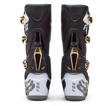 Bottes FOX INSTINCT Noir Blanc OR