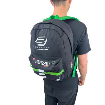 Sac à dos School Bud Racing Team NOIR/VERT