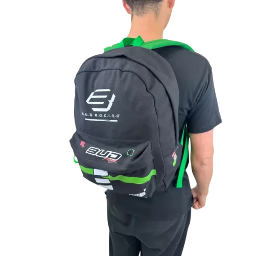 Sac à dos School Bud Racing Team NOIR/VERT