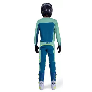 Tenue Fox FLEXAIR FRACTURE Bleu Vert Jaune