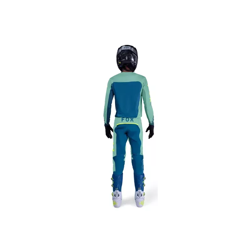 Tenue Fox FLEXAIR FRACTURE Bleu Vert Jaune