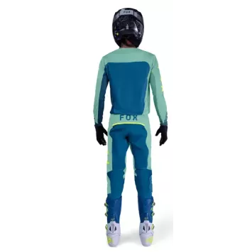 Tenue Fox FLEXAIR FRACTURE Bleu Vert Jaune