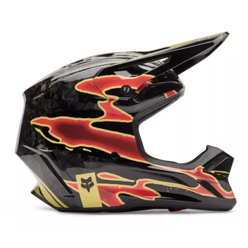 Casque FOX V3 RS INNING Noir Flame