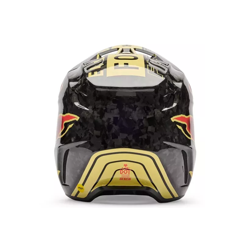 Casque FOX V3 RS INNING Noir Flame