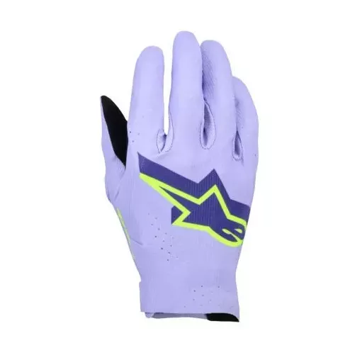 Gants Alpinestars Supertech MX Lavande Fluo Jaune