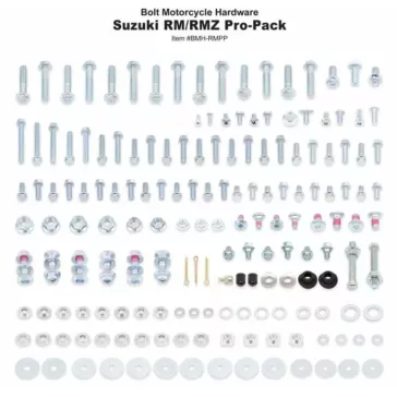 Kit visserie plastiques BOLT Suzuki 125 & 250 RM 78-08