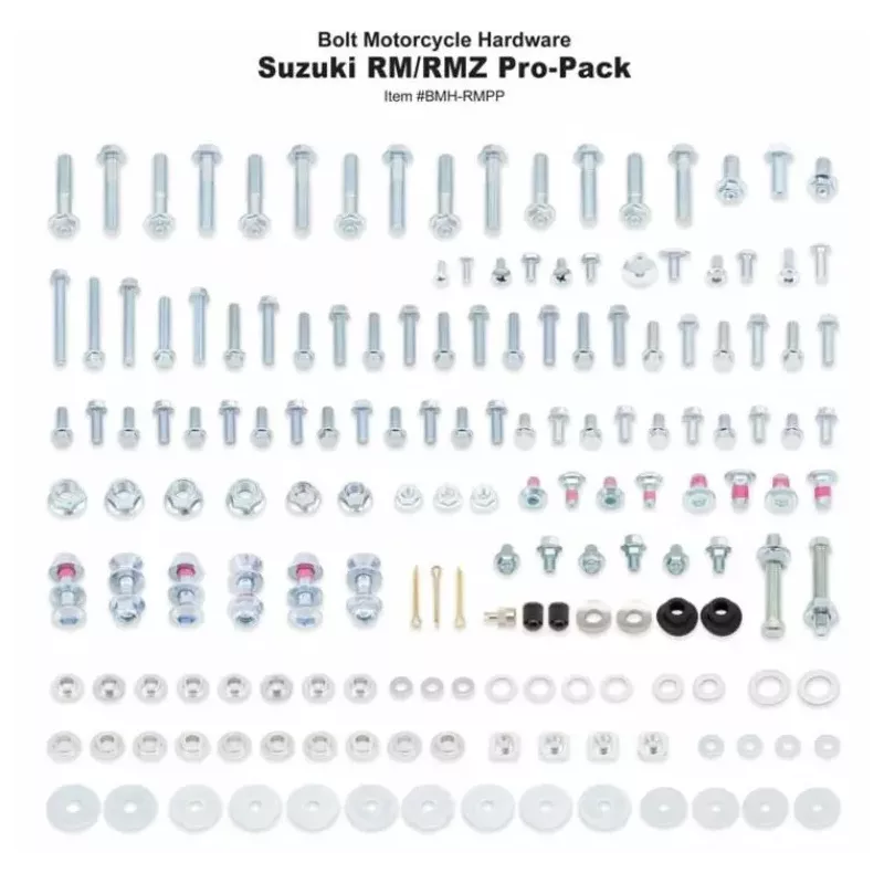 Kit visserie plastiques BOLT Suzuki 125 & 250 RM 78-08