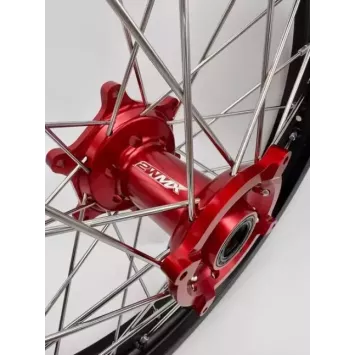 paire de roues 2WMX CRF 14-24 rouge noir