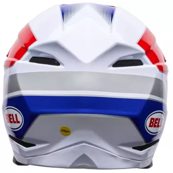 Casque BELL Moto-10 Mips -Bleu / blanc / Rouge 2026