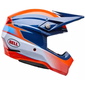 Casque BELL Moto-10 Mips - Orange / Bleu 2026