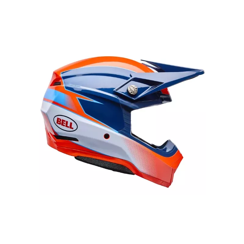 Casque BELL Moto-10 Mips - Orange / Bleu 2026