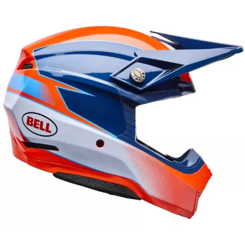 Casque BELL Moto-10 Mips - Orange / Bleu 2026