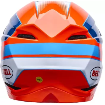 Casque BELL Moto-10 Mips - Orange / Bleu 2026