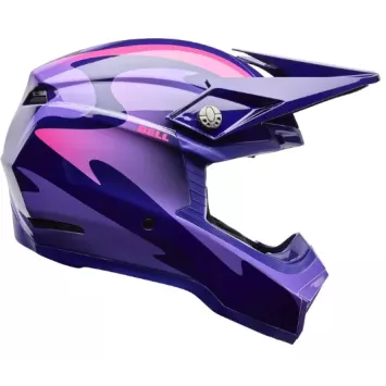 Casque BELL MOTOCROSS Moto-10 Mips - Fluid VIOLET 2026