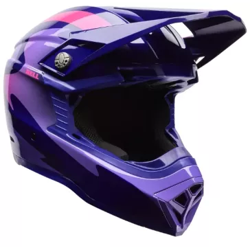 Casque BELL Moto-10 Mips - Fluid Viloet - Rose 2026
