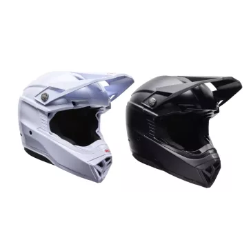 Casque BELL Moto-10 Mips 2026 - full black / full white
