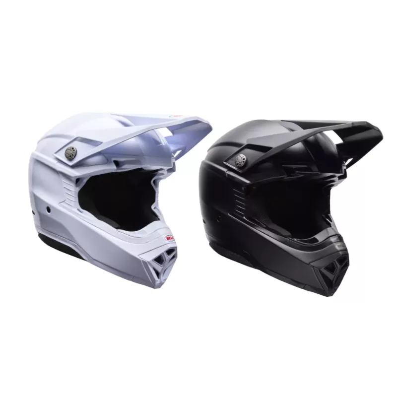 Casque BELL Moto-10 Mips 2026 - full black / full white