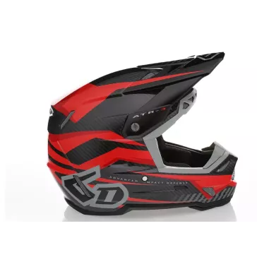 Casque 6D ATR-3 RIVAL - NOIR ROUGE 2026