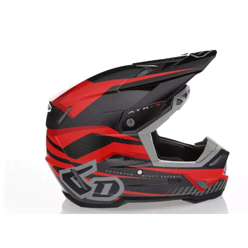 Casque 6D ATR-3 RIVAL - NOIR ROUGE 2026