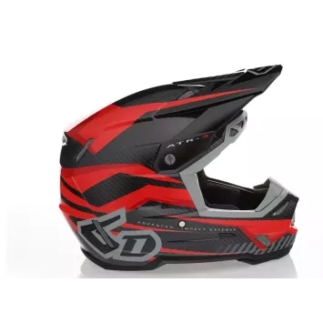Casque 6D ATR-3 RIVAL - NOIR ROUGE 2026