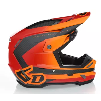 Casque 6D ATR-3 Pure - Orange Rouge 2026