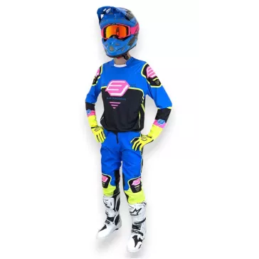TENUE BUD racing Soldier Bleu Noir Rose Jaune 2026