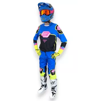 TENUE BUD racing Soldier Bleu Noir Rose Jaune 2026