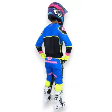 TENUE BUD racing Soldier Bleu Noir Rose Jaune 2026