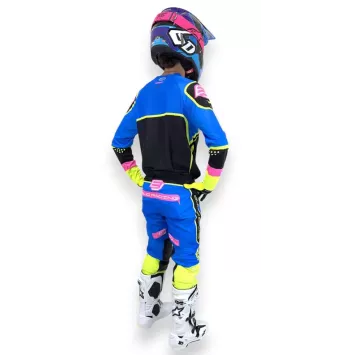 TENUE BUD racing Soldier Bleu Noir Rose Jaune 2026