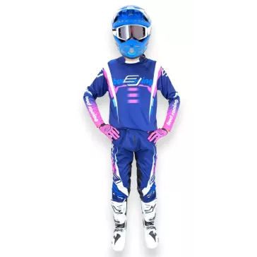 TENUE BUD racing Champion's Bleu Marine Bleu Clair Rose 2026