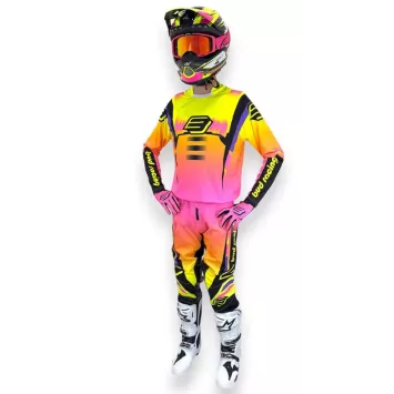 TENUE BUD racing Champion's Jaune Rose Noir 2026