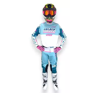 TENUE BUD racing Turquoise Blanc 2026