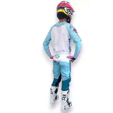 TENUE BUD racing Turquoise Blanc 2026