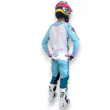 TENUE BUD racing Turquoise Blanc 2026